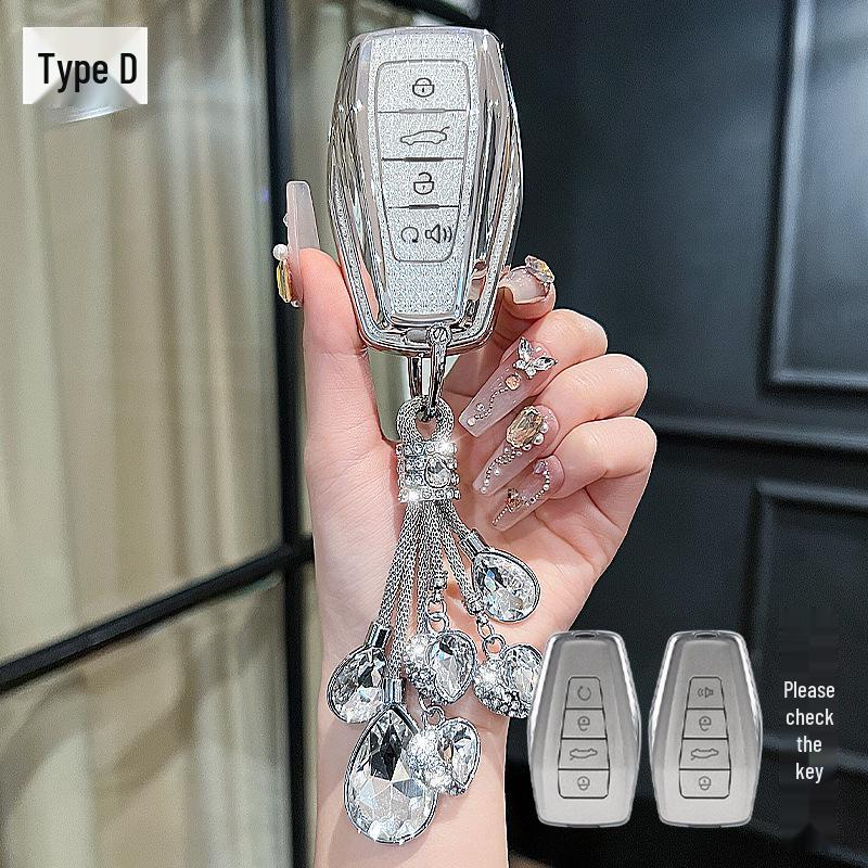 Чехол для ключей Geely для моделей Binyue, Boyue, Emgrand GL, Binrui, Borui, Xingrui и Xingyue; Стильная пряжка для девочек