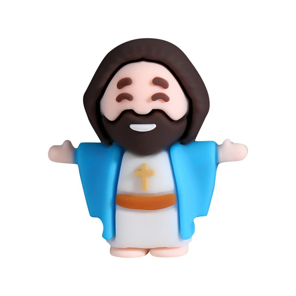 Little Figurine Miniature Figurine To Hide And Seek Classic Religious Gifts Christ Savior For Sunday Easter Egg Stuffers Baptism Gift