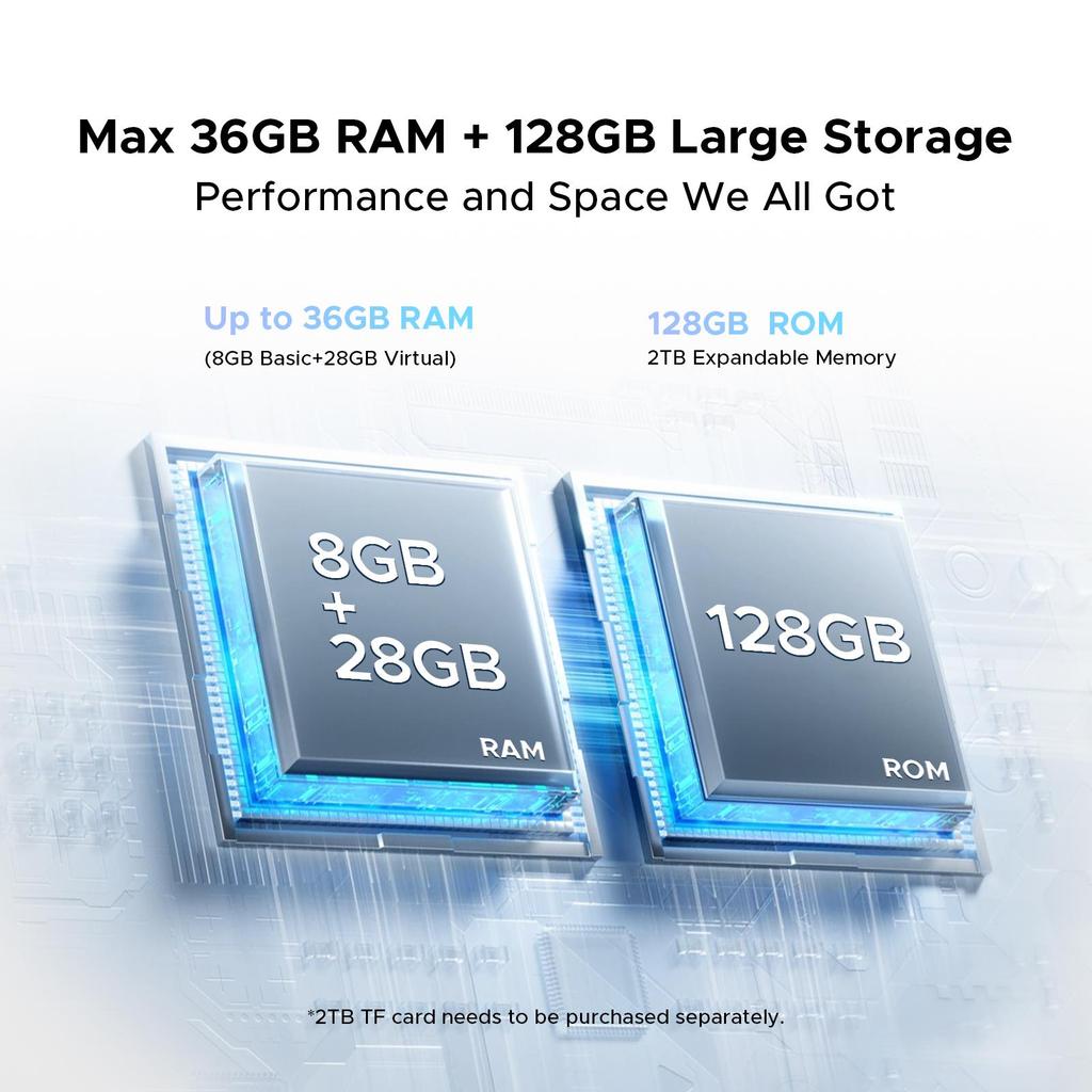 DOOGEE Tab G6 Pro 12 Inch 2.4K Tablet, Android 16 Tablet with Keyboard, 36GB+128GB/2TB, 9000mAh Battery, 4G LTE, Tablet with Pen, Mouse&Case