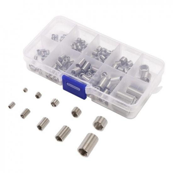 150Pcs Gewinde Reparatur Eatz M3 M5 M6 M8 Edelstahl Heli Spule Gewinde