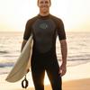 Mens 3mm Short Sleeve Full Body Wetsuit Scuba Diving Snorkeling Swimming Water Sports Chloroprene Neoprene Breathable Warm