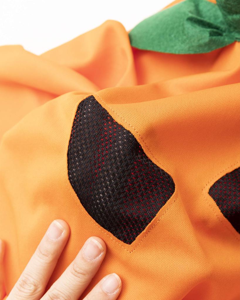 Clearstone Cosplay Halloween Rain Pumpkin Orange 2-Way Poncho, Unisex,