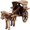 Brass Horse Cart Replica Showpiece, Showpieces for Home Décor, Showpieces for Corner Table, Brass Home Decor,