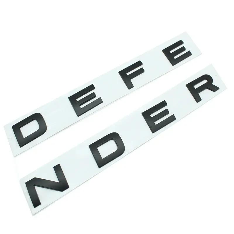 DEFENDER Letters Sticker Decal Car Trunk Badge Front Hood Bonnet Emblem For Defender Auto Accessories
