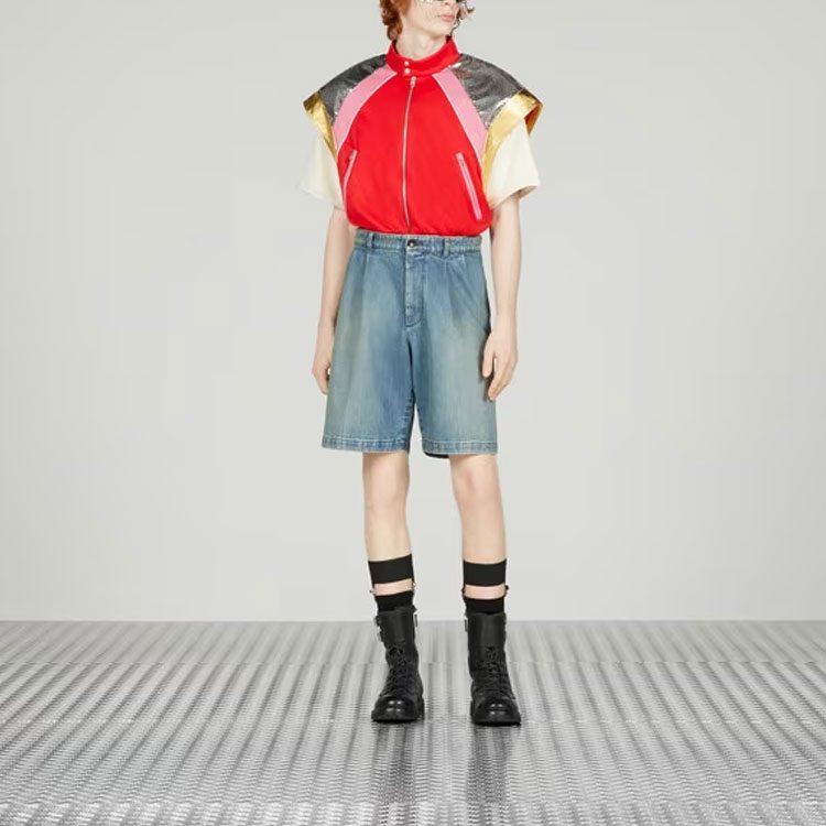 Gucci Повседневные шорты мужские синие средние 738670-XDCFV-4009
