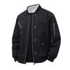 Men's Oversized Jacket with Stand Up Collar, Waterproof and Loose Casual Jacket for Men