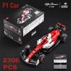 Technical 1:8 Italy F1 Racing Car RC Formula Racing C42 Building Blocks Vehicle Bricks Toys Adult Birthday Gifts