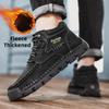Spring/Autumn Men's Lace-up Large Size Retro Casual Shoes Casual Shoes Autumn/winter Plus Velvet Warm Handmade Ankle Boots