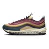 Nike Air Max 97 Разноцветные Вельветовые женские кроссовки Deep-Jungle White Bronzine FB8454-300