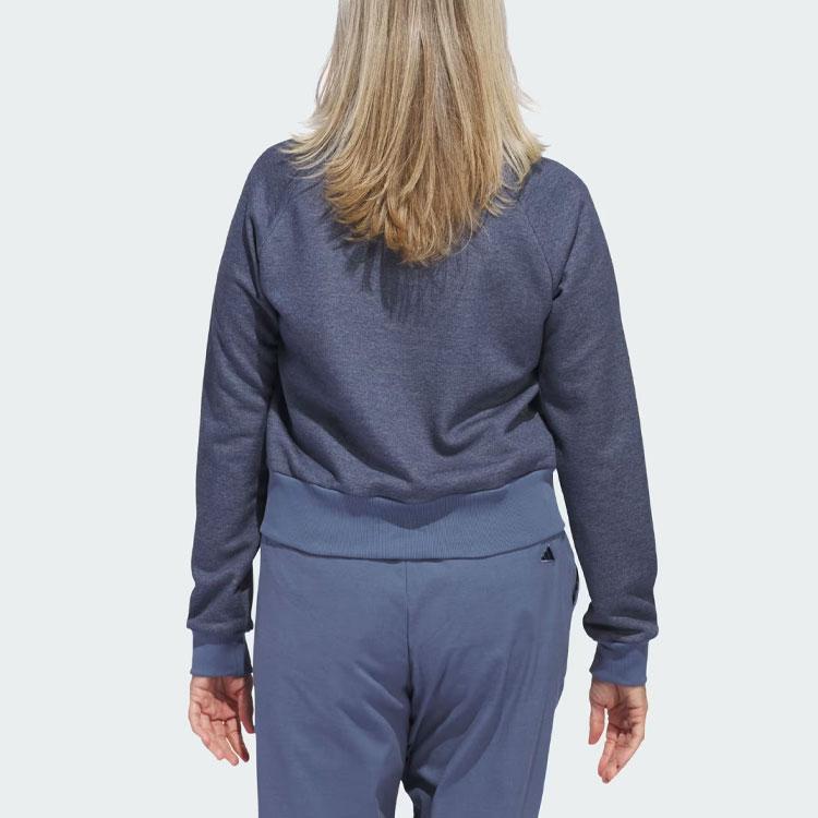 Adidas Толстовка Go-To с цветным блоком и логотипом, с коротким рукавом, женская толстовка темно-синего цвета IP4195