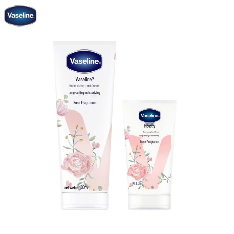 Набор кремов для рук Vaseline с ароматом розы (100мл + 40мл)