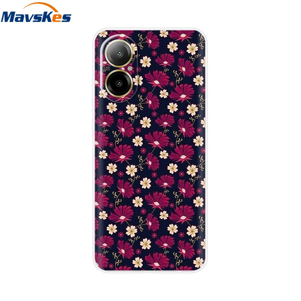 Мультяшный чехол для Realme C67 4G 2024 Милый прозрачный мягкий силиконовый задний чехол для Realme C67 C 67 4G RMX3890 Прозрачные чехлы для телефона