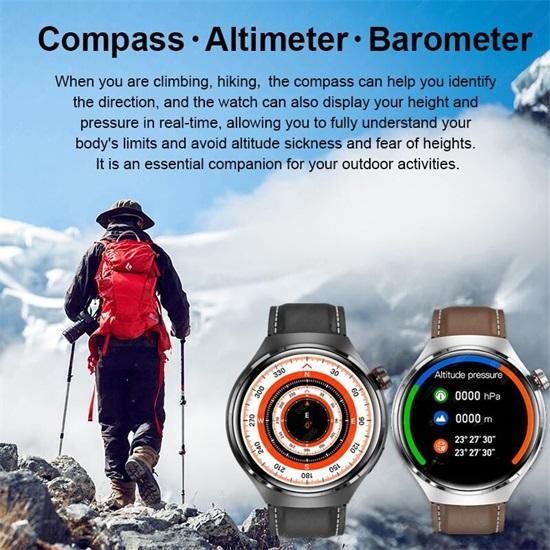 SACOSDING Watch 4 Pro Мужские спортивные умные часы GT4PRO 1,53-дюймовый AMOLED-экран HD полноэкранный сенсорный Bluetooth-вызов GPS-часы для женщин для HUA WEI