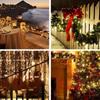 5/10/20M USB LED String Lights Copper Silver Wire Garland Light Waterproof Fairy Lights For Christmas Wedding Party Decoration