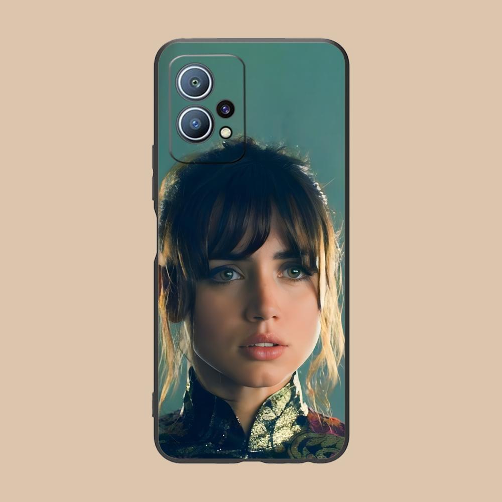Матовый ТПУ чехол для мобильного телефона с принтом Аны де Армас для Huawei P60 P50 P40 P30 P20 P10 P9 P8 Pro Lite Plus Цветная защитная крышка