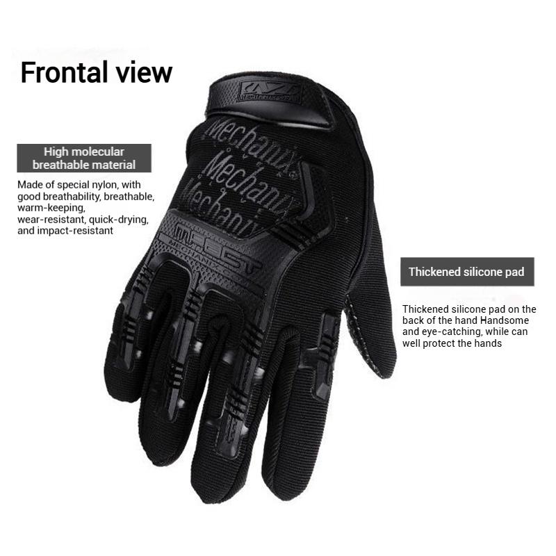 Outdoor Sports Full Finger Protective Motorcycle Gloves Tactical Fighting Training Hunting Bicycle Camouflage Gloves 6