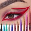 Water-based Eyeliner Liquid Matte Bright Red Quick-Drying Smudge-Proof Eyeliner Pen Bold Long-Lasting Eyes Looks Cosmetics