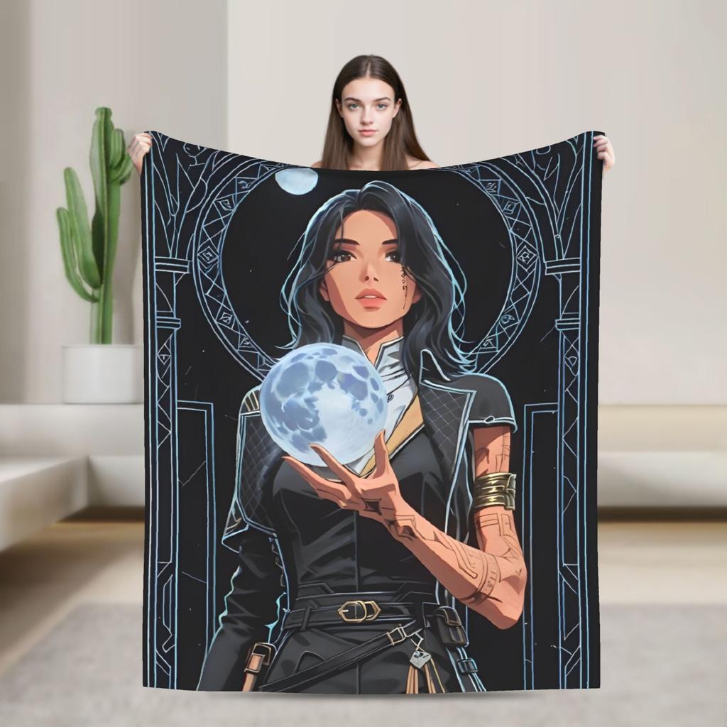 Clair Obscur Expedition 33 Плед Maelle Качество Супер Теплый Постельное белье Пледы Зимний Кемпинг Гостиная Узор Покрывало