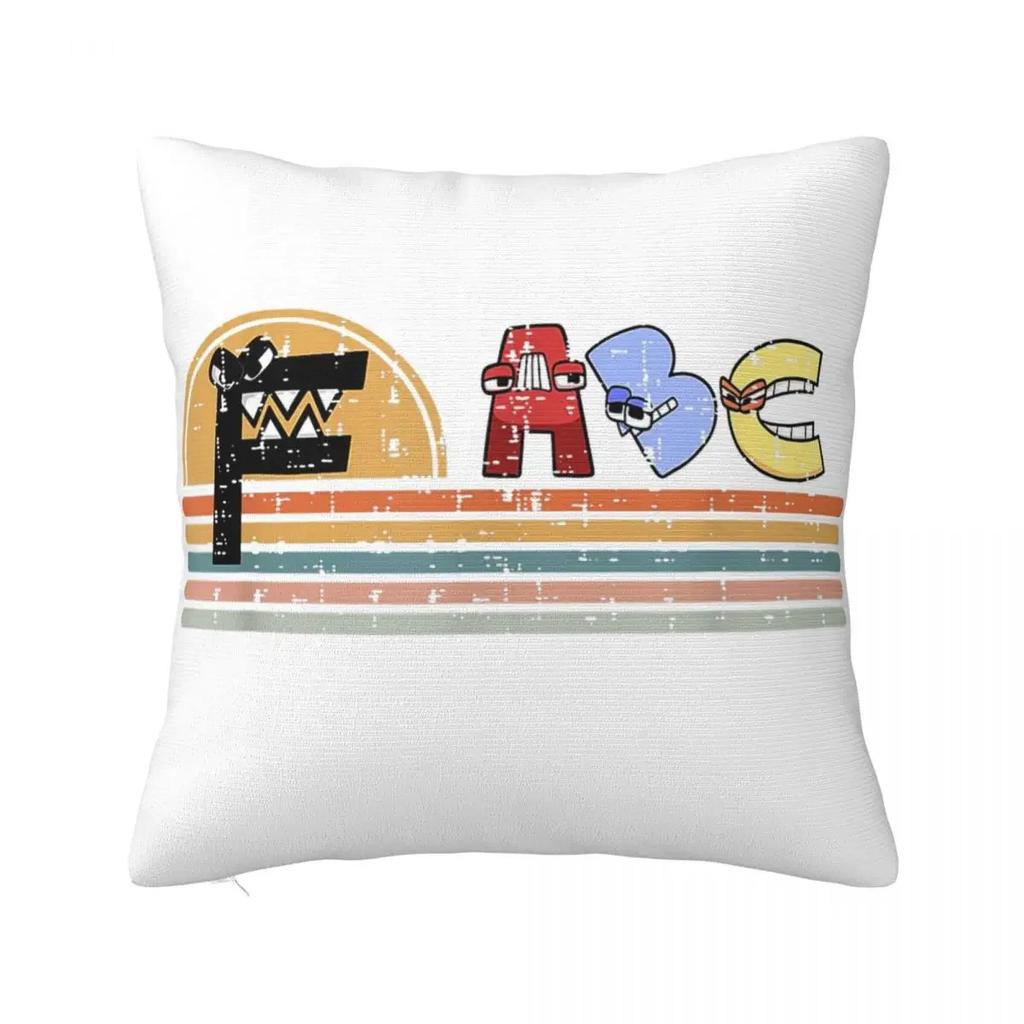 Letter Pillowcases Room Christmas Boys Retro Sunset Gamer Cushion Cover Cool Pillow Cover