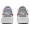 Puma Clyde All Pro Team Кроссовки с круглым носком на шнуровке, амортизирующие, нескользящие, износостойкие, низкие, для баскетбола, унисекс, белые/красные 195509-04