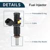 TUCKBOLD Форсунка топливная для Mini Cooper 1.6 с matching-номером 13537528176 | Форсунка системы впрыска топлива, Черная, Комплект из 4 штук