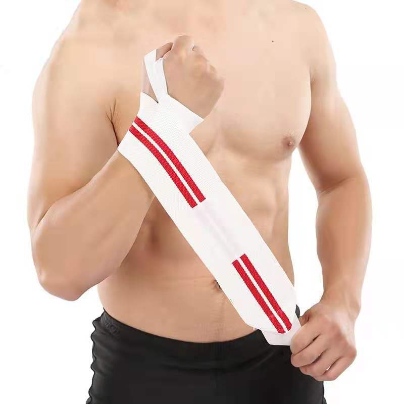 Gym Fitness Weightlifting Powerlifting Wrist Brace Support Strap Weight Lifting Wristband Elastic Breathable Wrist Wraps Bandage