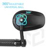 Motorcycle Bar End Mirror for Triumph Bobber / Bonneville T120 / T100 / Trident 660 / Speed Twin 900 /1200 Retro Rearview Mirror