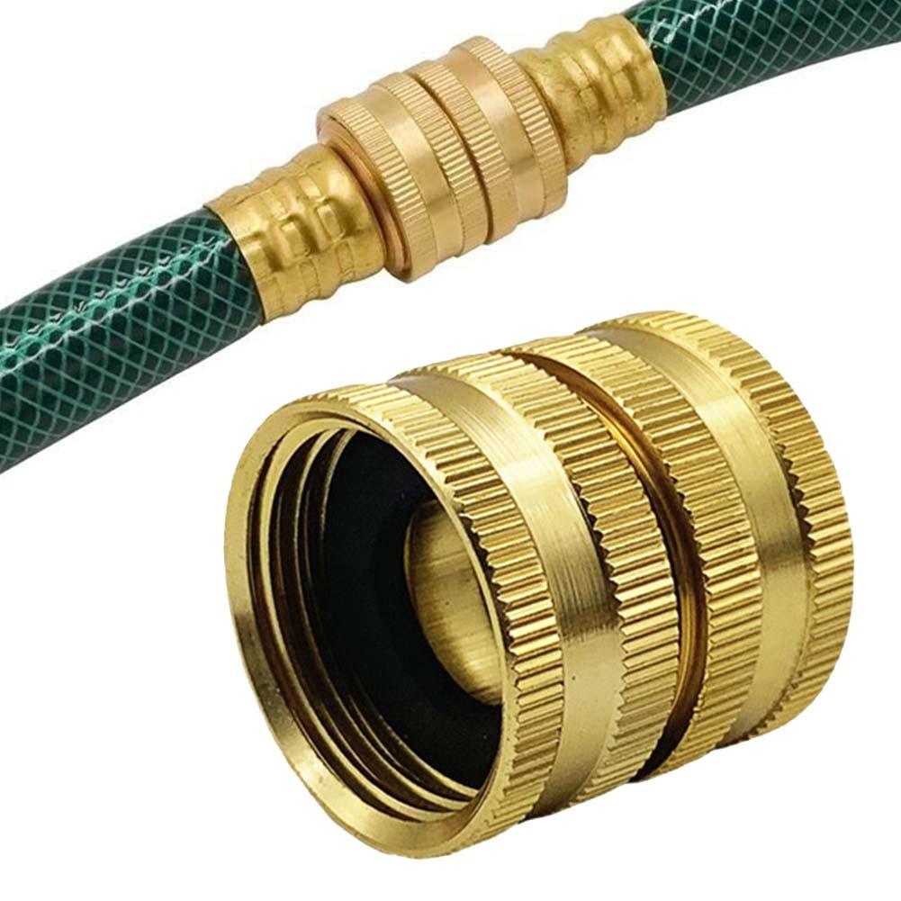 3/4 Hose Joint Both Ends Female Head Garden Hose Joint Movable Connector