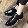 Men Luxury Brand Fashion Trends Oxford Shoe Business Negotiation Formal Social Office Shoes Wedding Party Senior Versatile Shoes