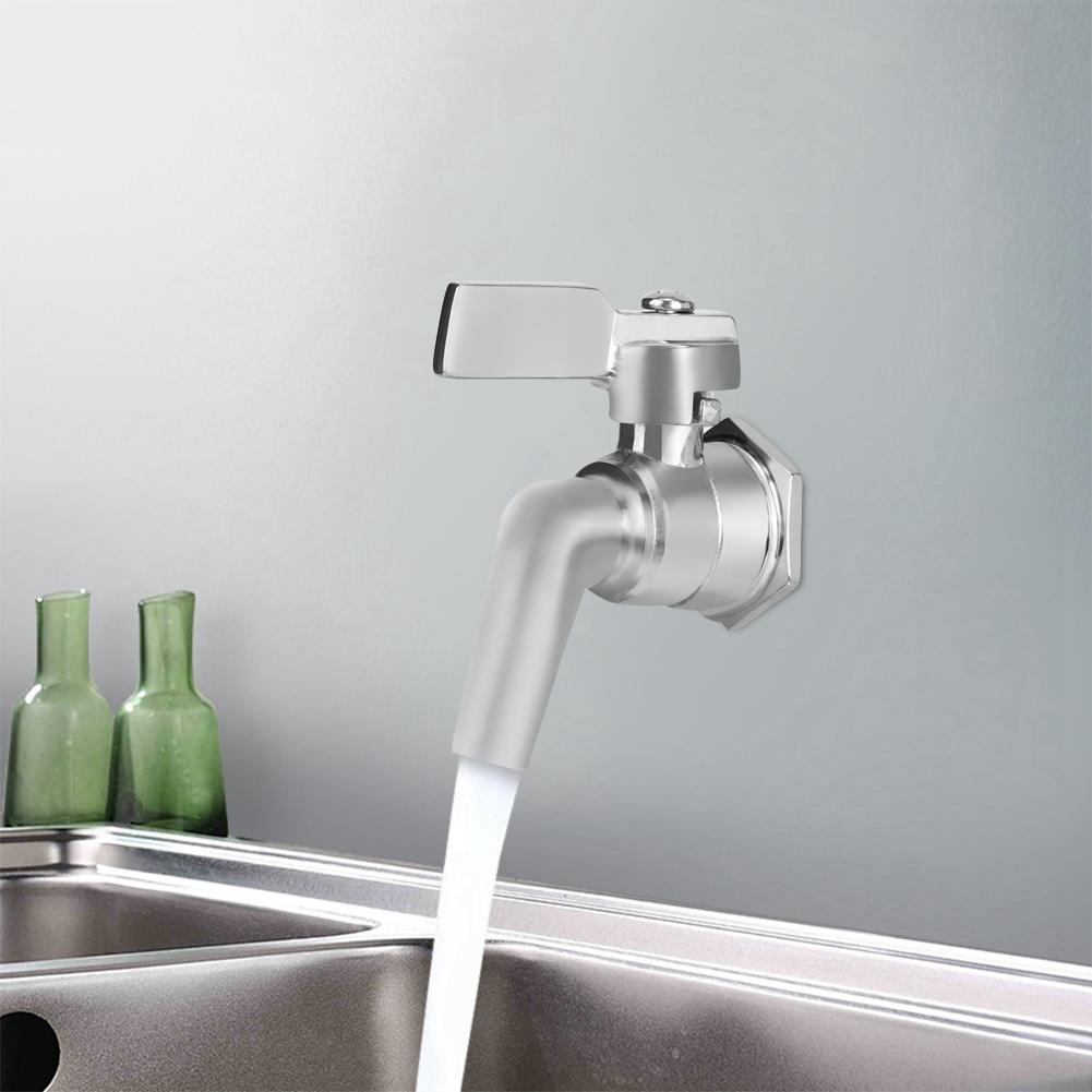 Beer Dispenser Faucet, Control Lever Stainless Steel Tap for Homebrew Wine Beverage Keg, Water Milk Drink with Hlth, sy Serving for Kettle