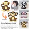 Wooden Animal Eyeglasses Holder Stand Handmade Glasses Storage Rack Cute Animal Glasses