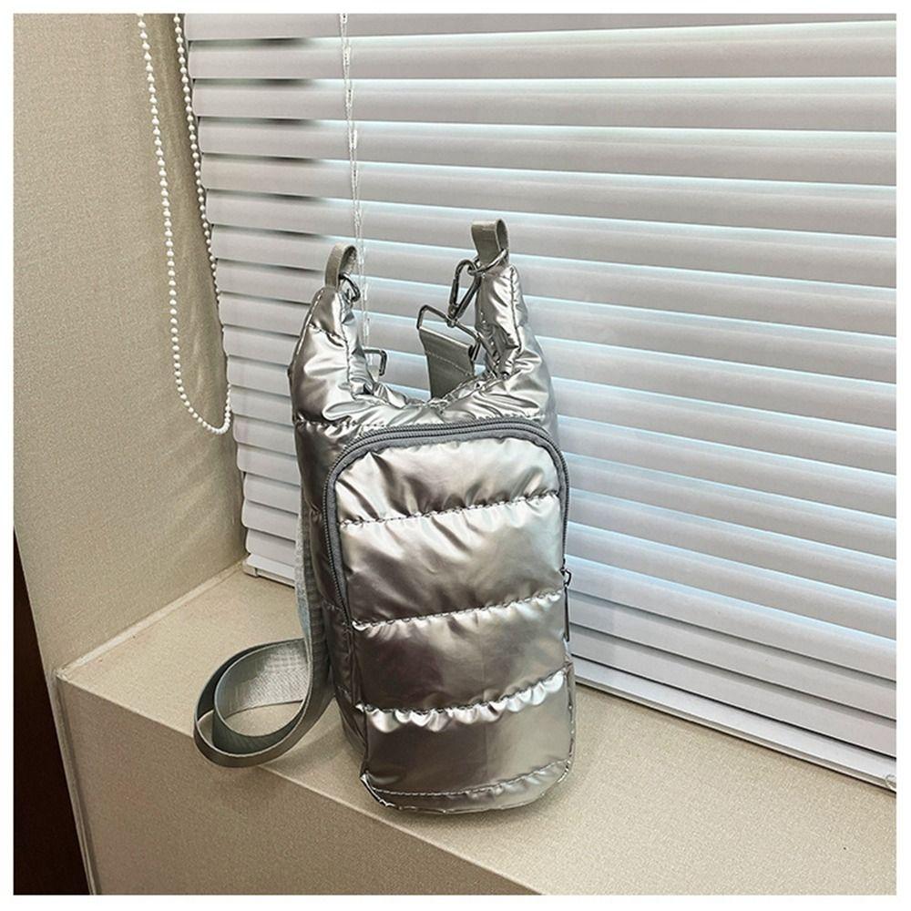 Нейлоновая сумка-переноска для бутылки с водой, плечевой ремень, кроссбоди, кошелек для бутылки с водой, для пеших прогулок