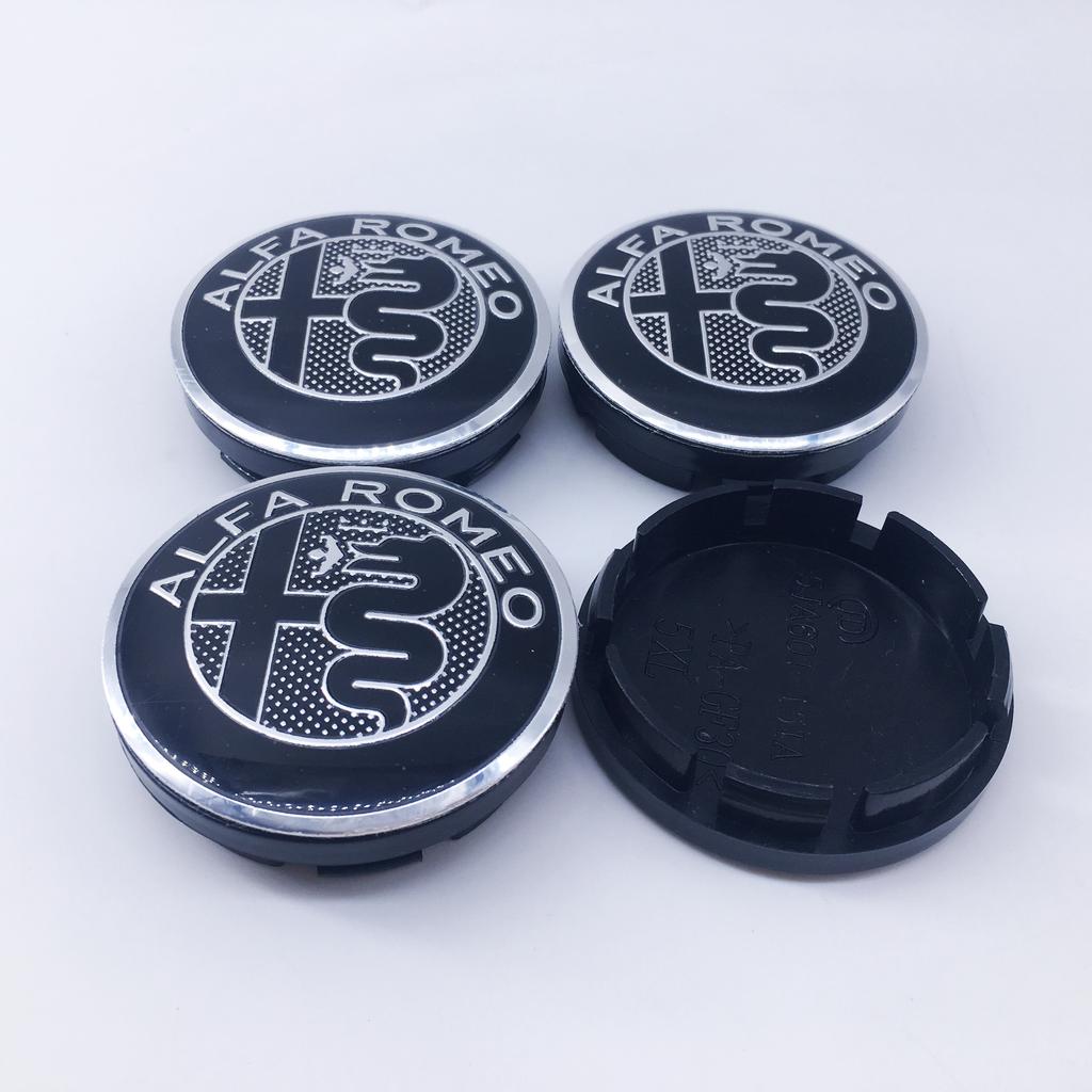 10Pcs 56mm For Alfa Romeo 159 147 156 Giulietta GT Mito Brera Giulia Car Wheel Hub Logo Modification Wheel Hub Cover Decoration