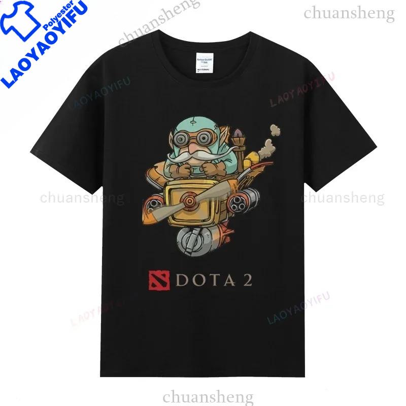 Футболки Dota 2 Игровые Герои Печатная Футболка Топ Shadow Fiend Pudge Axe Slardar Sven Kunkka Timber Унисекс Повседневные Графические Футболки