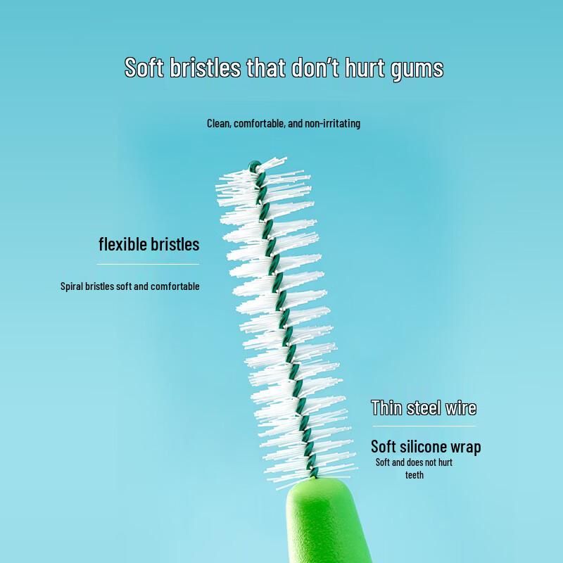 Tepe I-Shaped Interdental Brushes for Orthodontics