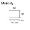 Musiclily Ultra 37mm Full Solid Steel Tremolo Block for Electric Guitar Floyd Rose Double Locking Tremolo Bridge