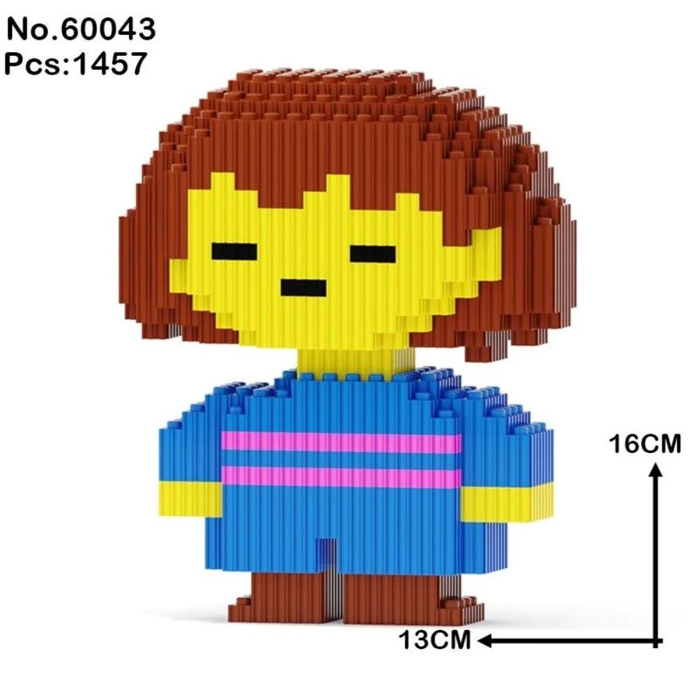 Undertale Санс Строительные Блоки Крест Кошмар Жнец Чернила Сон Скелет Монстр ABS Кубики Кукла Магические Блоки Игрушки Рождественский Подарок