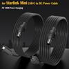 PD 100W Type-C to 5521 Charging Cord Barrel Jack Adapter Cable Extension Line for Starlink Mini
