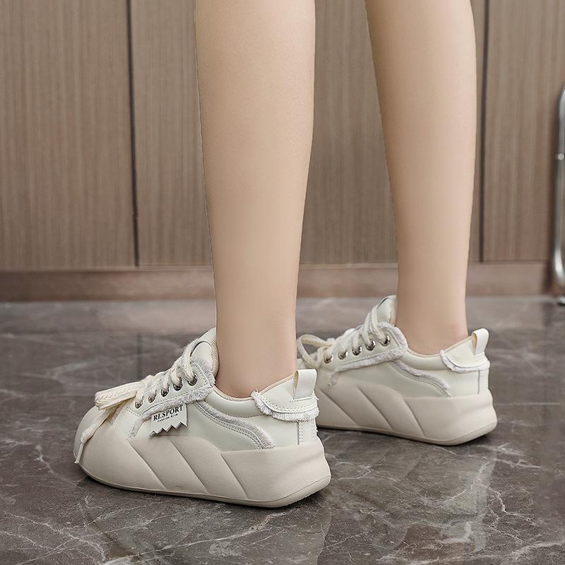 XY-A129 Новые женские туфли Весенне-летние туфли для доски Дышащая платформа Удобная обувь на повышенной платформе Обувь для досок Корейский стиль Ins Fashion