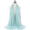 Muslim Chiffon Hijab Scarf Women Long Solid Color Head Wrap For Women Hijabs Scarves Ladies Muslim Veil Jersey Hijabs 180*70cm