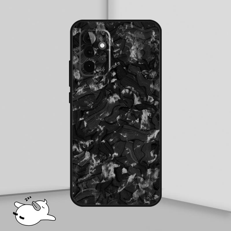Чехол для телефона из кованого карбона для Samsung Galaxy A54 A34 A14 A13 A33 A53 A12 A32 A52 A71 A51 A15 A25 A35 A55