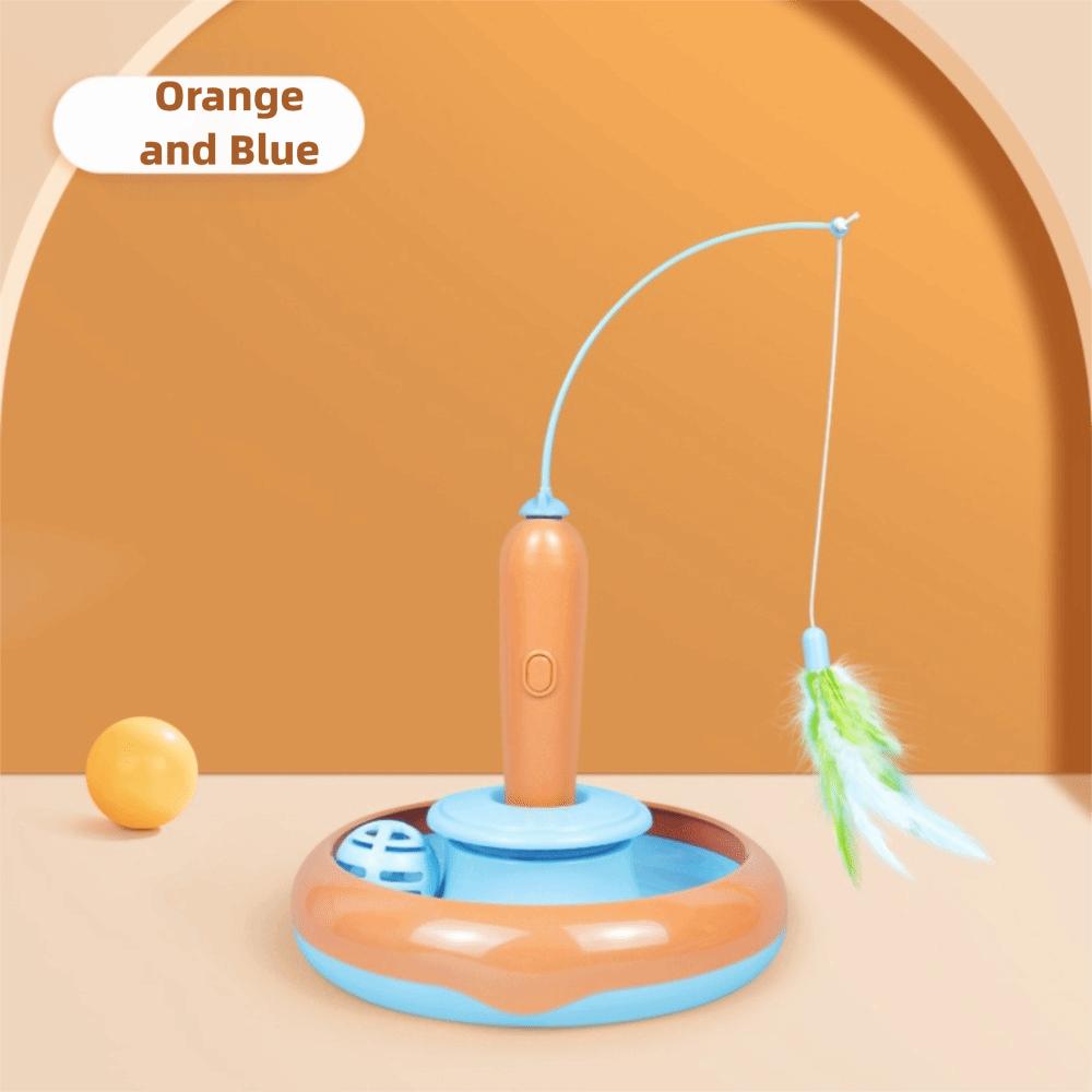 Interactive Pet Electric Cat Toy 360° Rotating Cat Specific Toy  Pet Exercise