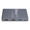 Карта видеозахвата 4K 60 Гц, 1080P 60 кадров в секунду, USB 3.0, с портами 3,5 мм, сквозной выход