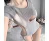 Sex Sweater Knitted Japanese Underwear Sexy Big Halter Strap Open Chest One-piece Pajamas Hot Passion Suit