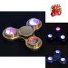Timeless Design Led Light-up Flashing Fidget Tri-spinner For Anxiety And Stress Relief