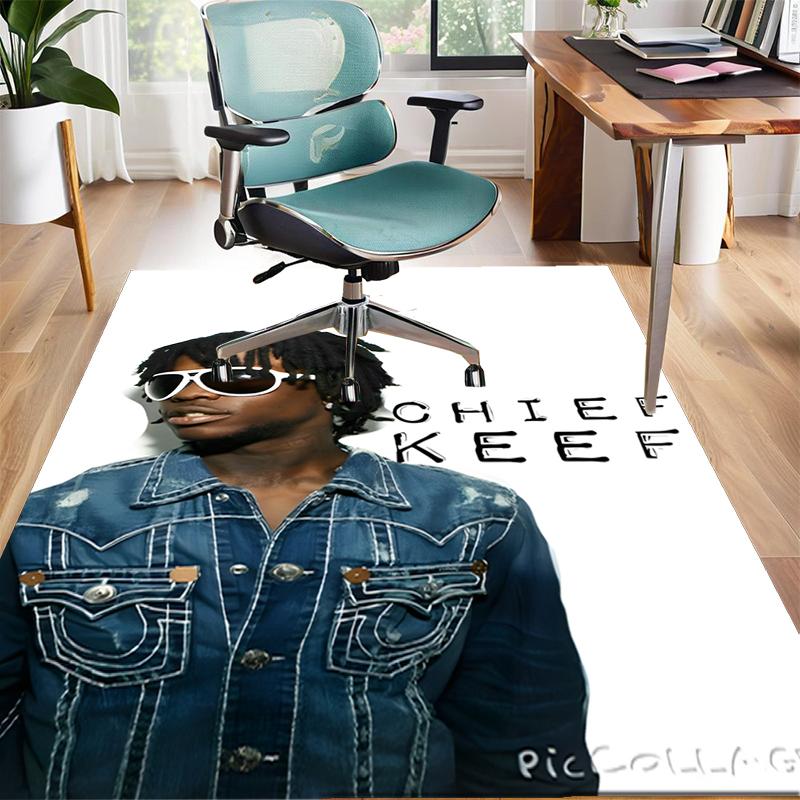 Полиэстеровый ковер Chief Keef, Мягкий коврик для помещений под офисное кресло, в гостиную, к компьютерному столу - Декоративный дизайн ковра для домашнего офиса