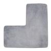 L-Shaped Bath Mat Non-slip Entry Doorway Floor Rug Non Slip Corner Shower Mat Durable Water Absorption Floor Mat Bathroom Rugs