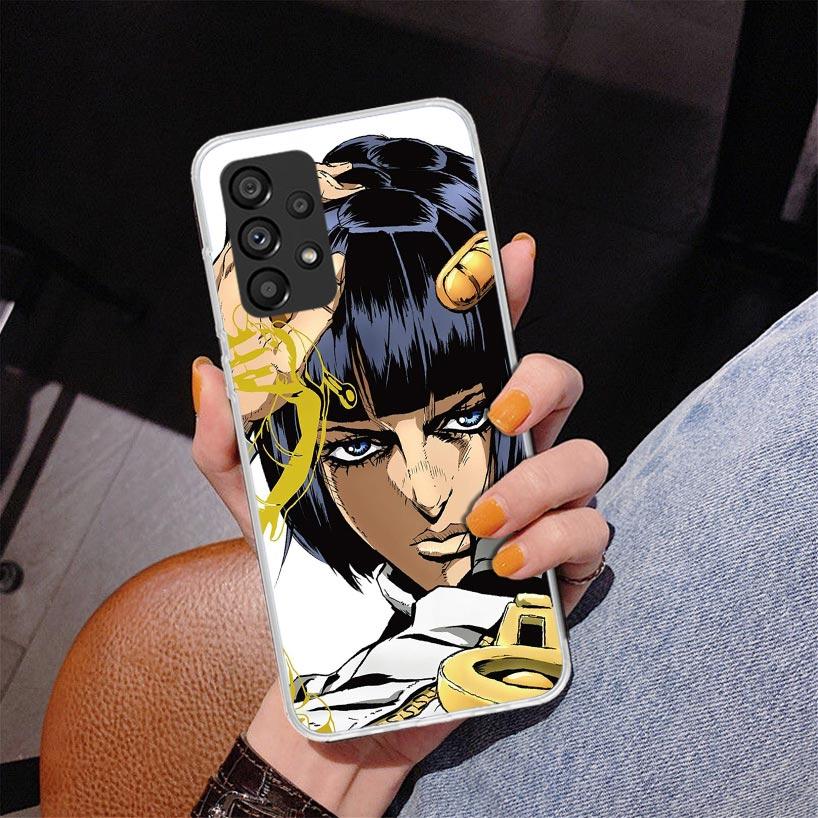 Чехол для телефона JoJo Adventure Бруно Буччеллати для Samsung Galaxy A52 A32 A22 A12 A51 A31 A50S A30S A20S A10S Note 20 Ultra 10 Plus