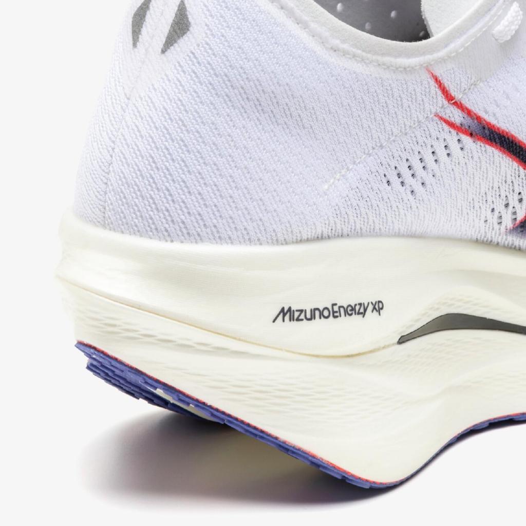 Mizuno Wave Rebellion Pro 3 Running Shoes, White/Navy/Pink, Size 28.0 cm, 2E