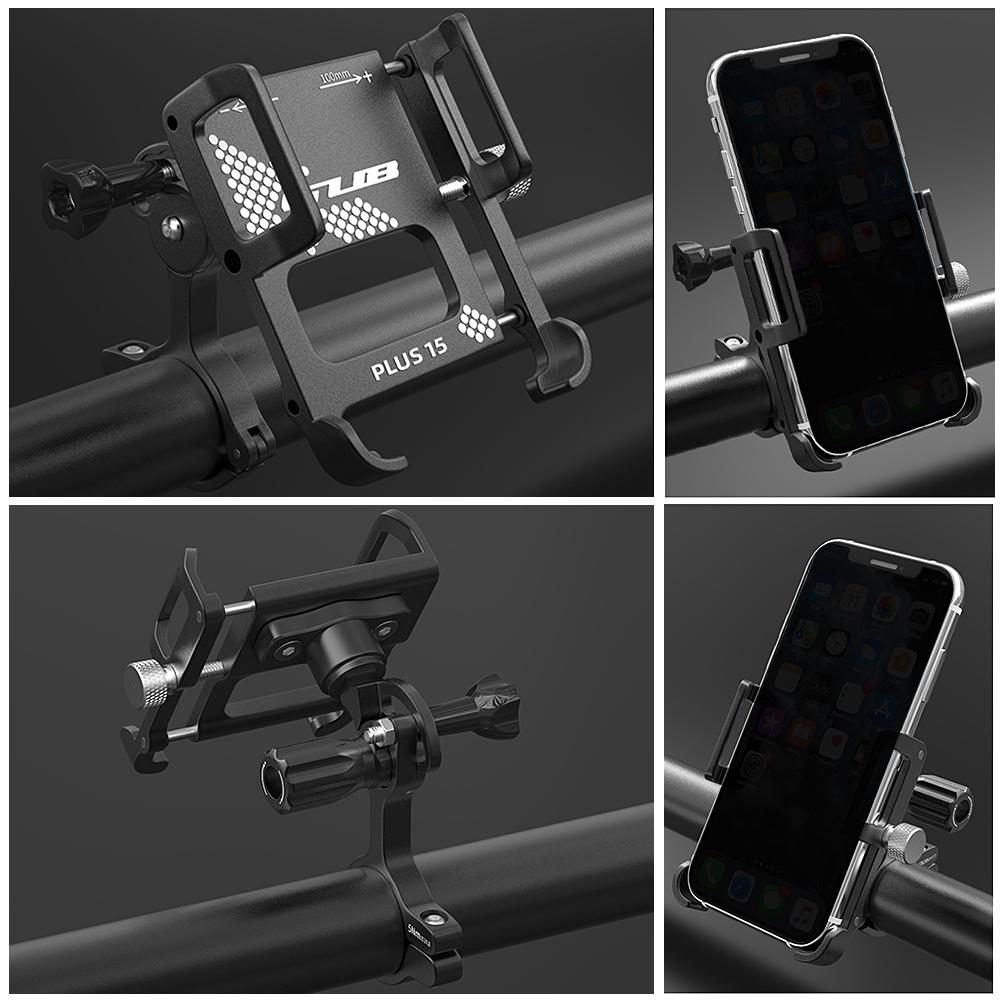 Алюминиевый держатель для телефона на велосипеде, вращающийся на 360 градусов, регулируемый противоскользящий велосипедный руль, телефон